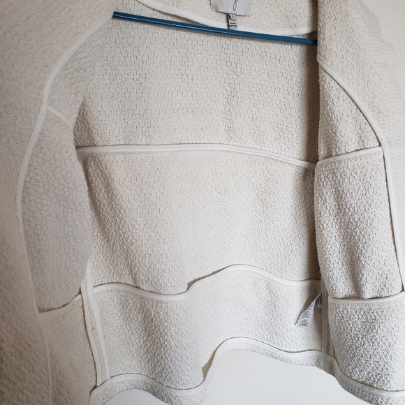 Joie Porcelain Jacoba Fringe Jacket Size Small - Picture 10 of 12